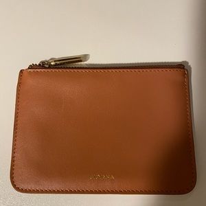 Cuyana small leather pouch